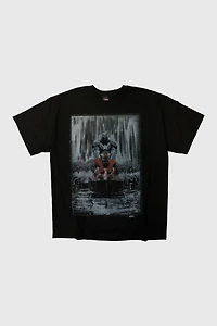 Vintage 2012 Marvel Mad Engine Captain America Graphic T-Shirt 001