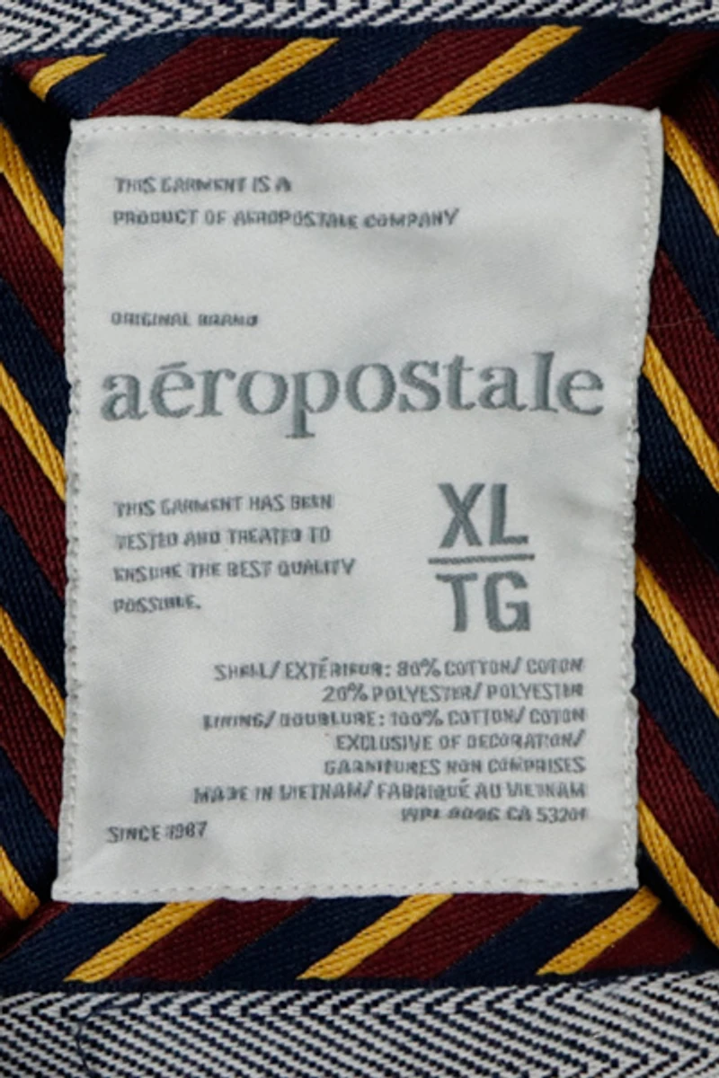 Vintage Y2K Aeropostale Varsity Appliqué Zip Hoodie