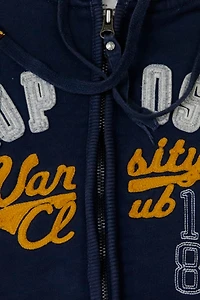 Vintage Y2K Aeropostale Varsity Appliqué Zip Hoodie