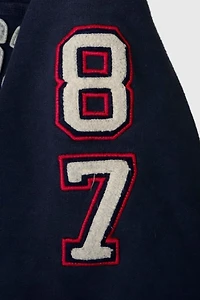 Vintage Y2K Aeropostale Varsity Appliqué Zip Hoodie