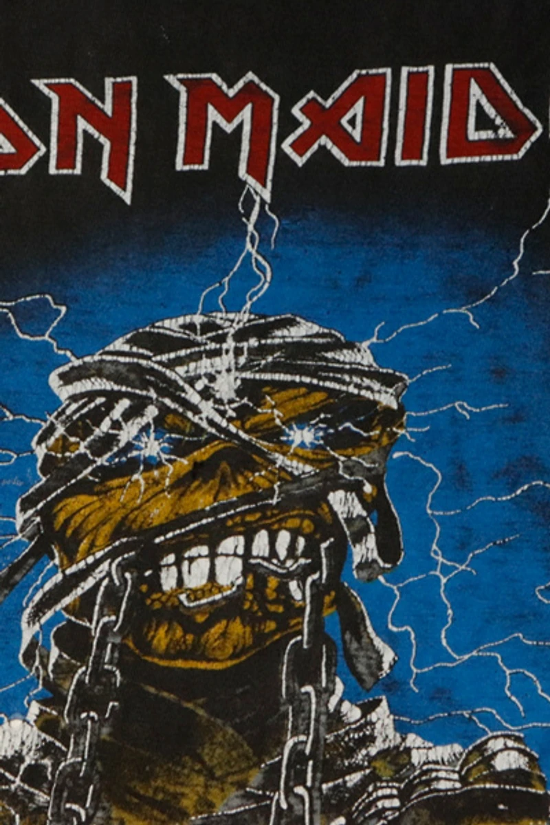 Vintage 1984 Iron Maiden Egyptian Graphic T-Shirt