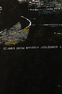 Vintage 1984 Iron Maiden Egyptian Graphic T-Shirt