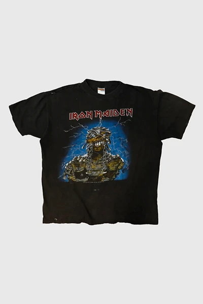 Vintage 1984 Iron Maiden Egyptian Graphic T-Shirt