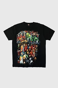Vintage Marvel Mad Engine Comic Heroes Graphic T-Shirt