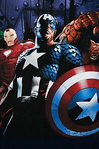 Vintage Marvel Mad Engine Superheroes Graphic T-Shirt