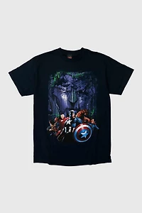 Vintage Marvel Mad Engine Superheroes Graphic T-Shirt