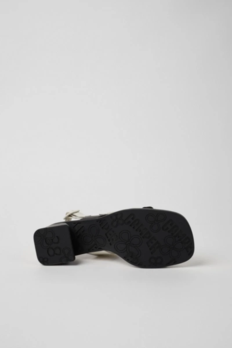 Camper Kora Twins Leather 2-Strap Sandal