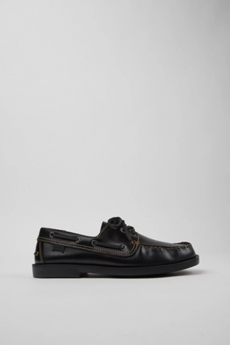 Camper Don Leather Moccasin Boat Shoe