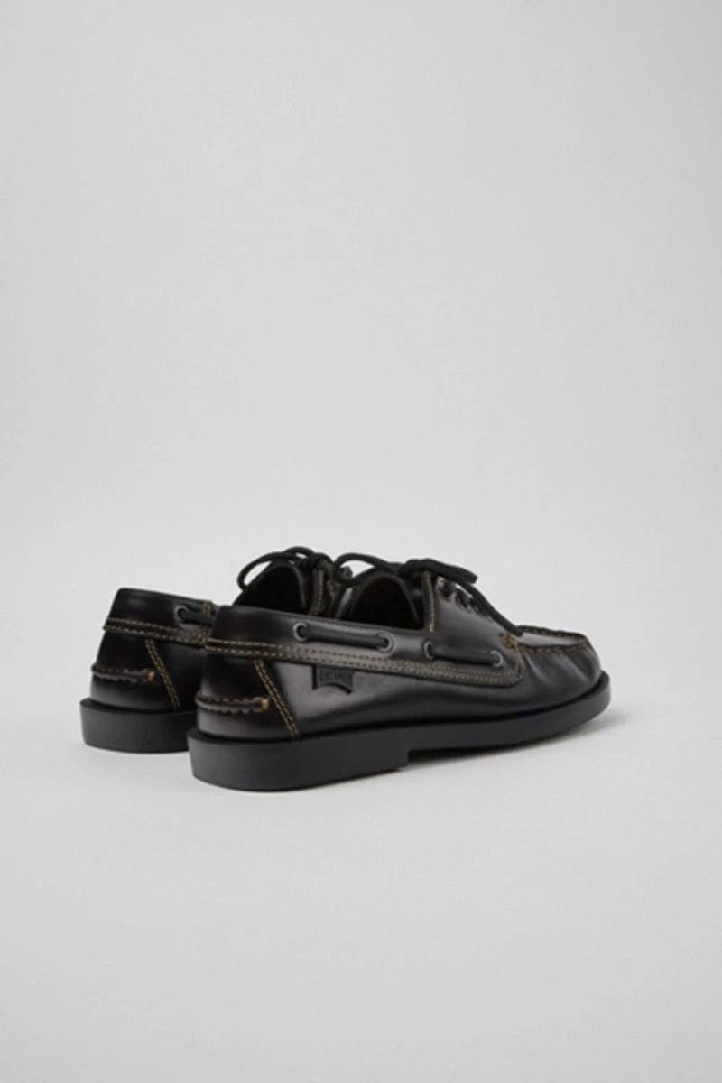 Camper Don Leather Moccasin Boat Shoe