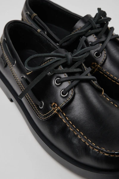 Camper Don Leather Moccasin Boat Shoe