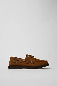 Camper Don Leather Moccasin Boat Shoe