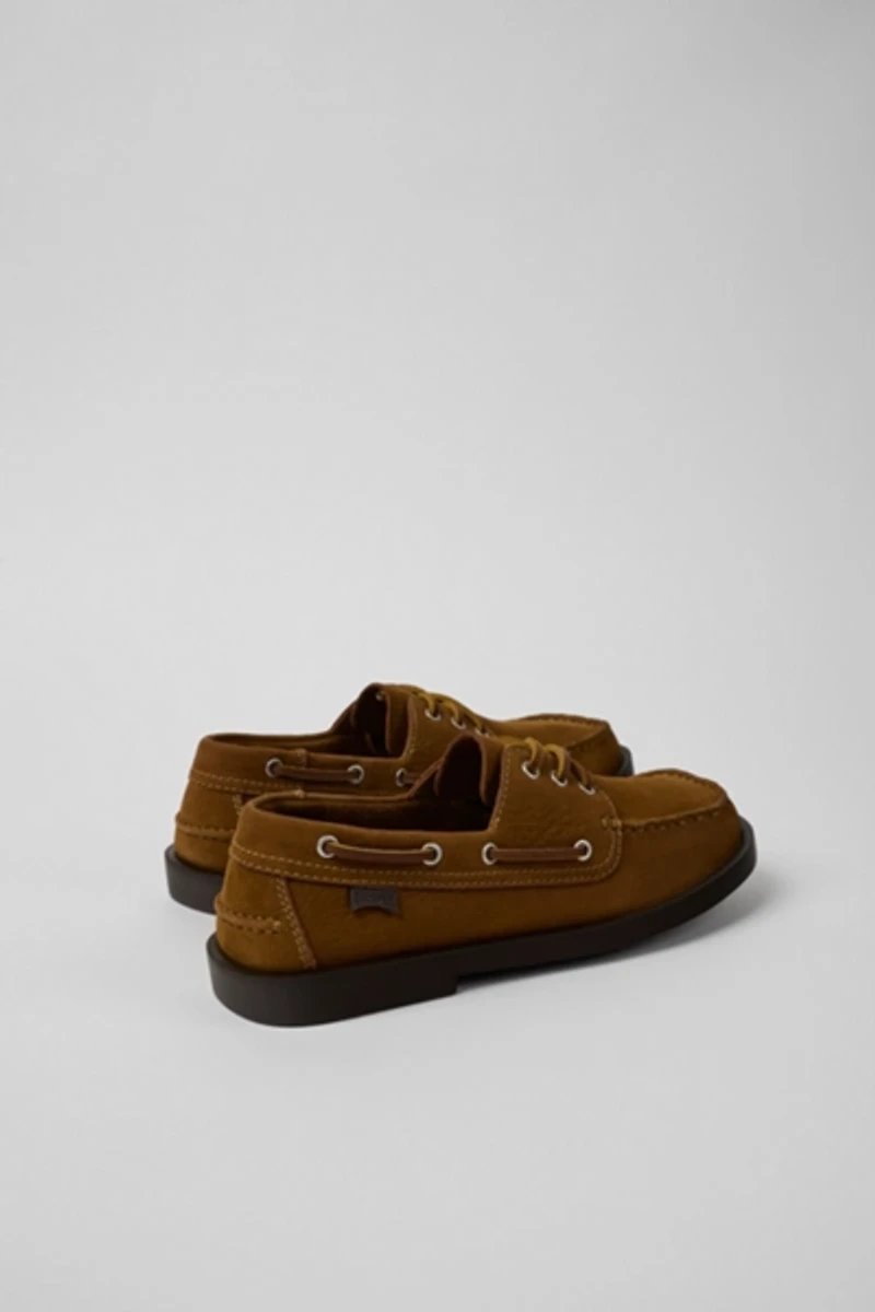 Camper Don Leather Moccasin Boat Shoe