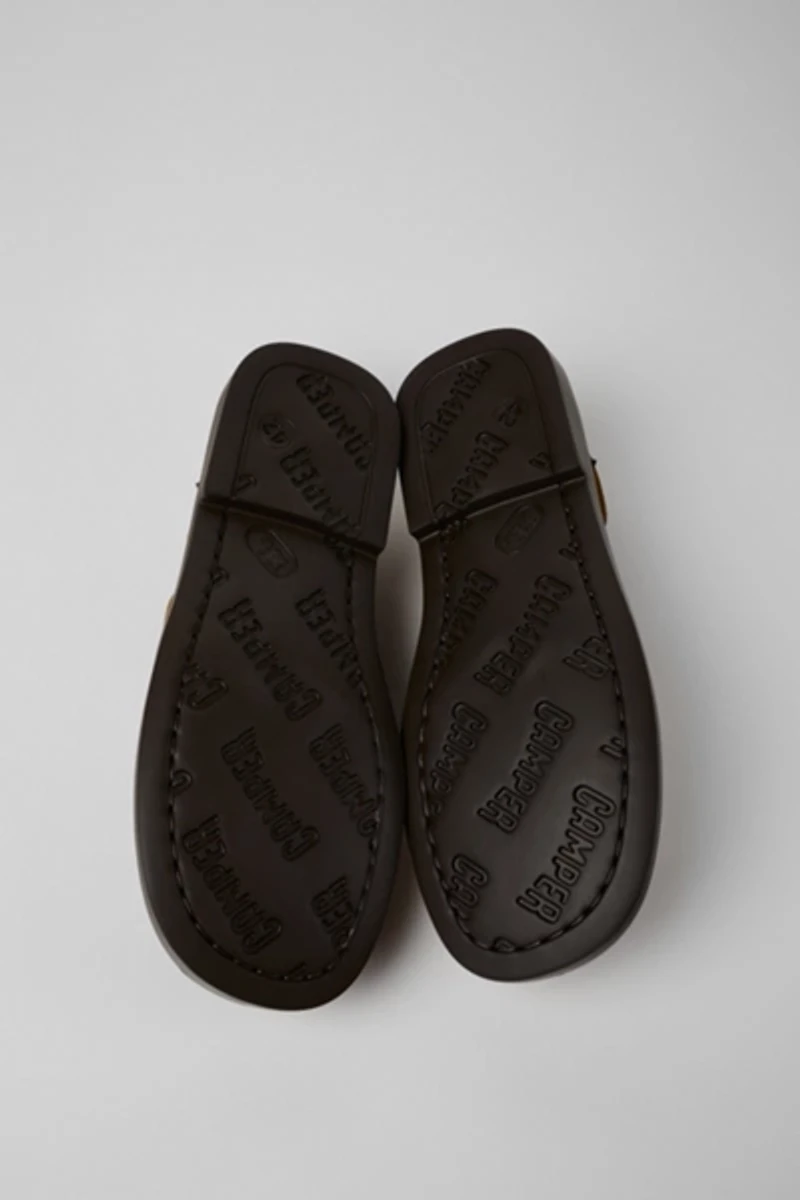 Camper Don Leather Moccasin Boat Shoe