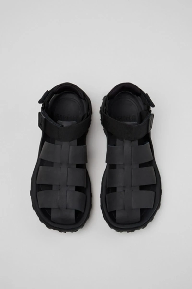 Camper Drift Trail Leather Fisherman Sandal