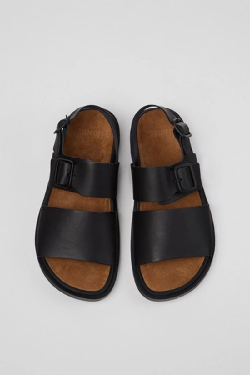 Camper Lluc Leather 2-Strap Sandal