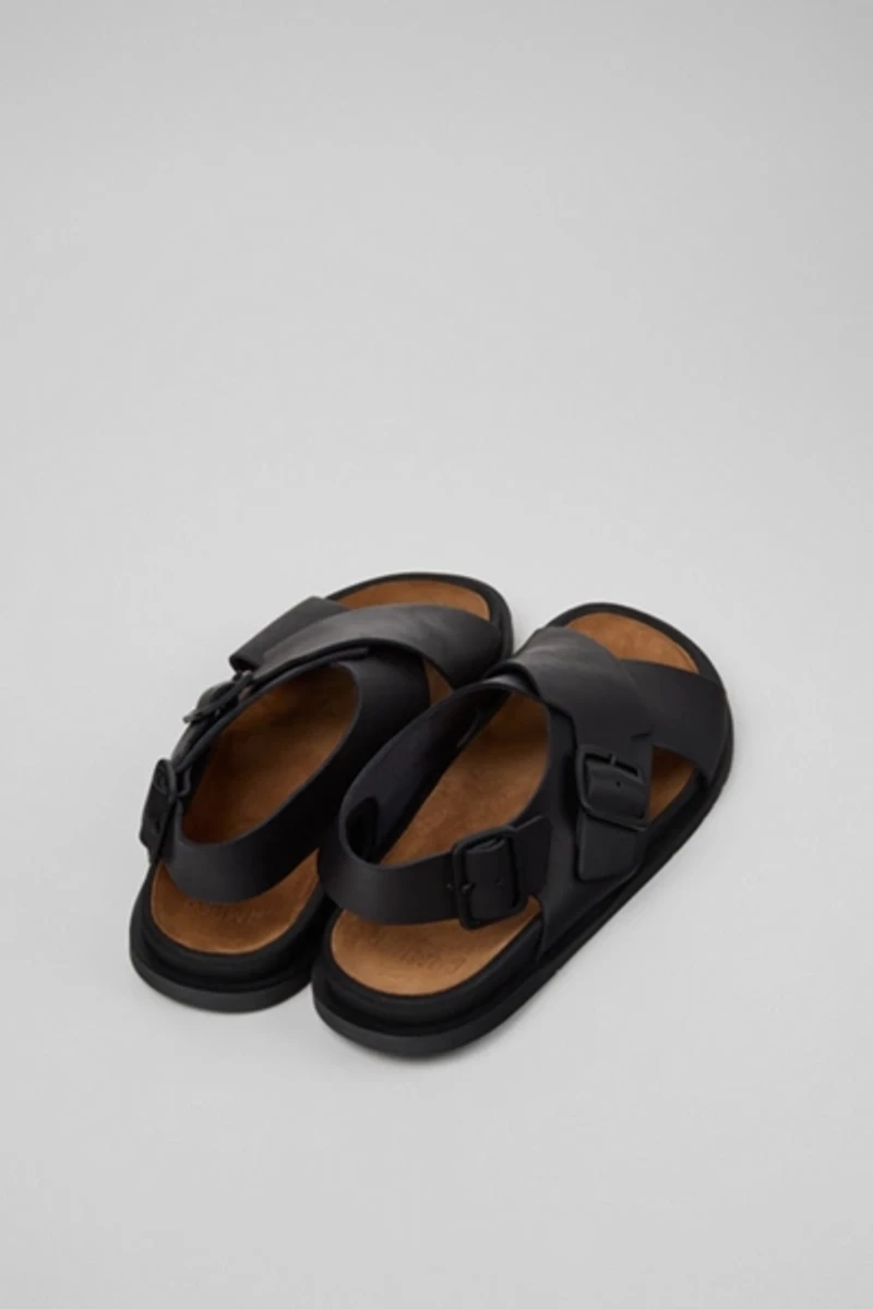 Camper Lluc Leather X-Strap Sandal