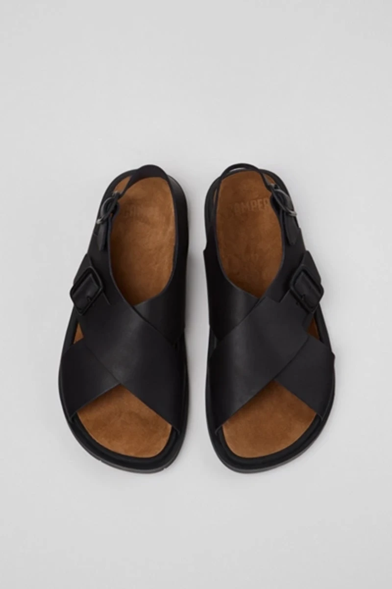 Camper Lluc Leather X-Strap Sandal