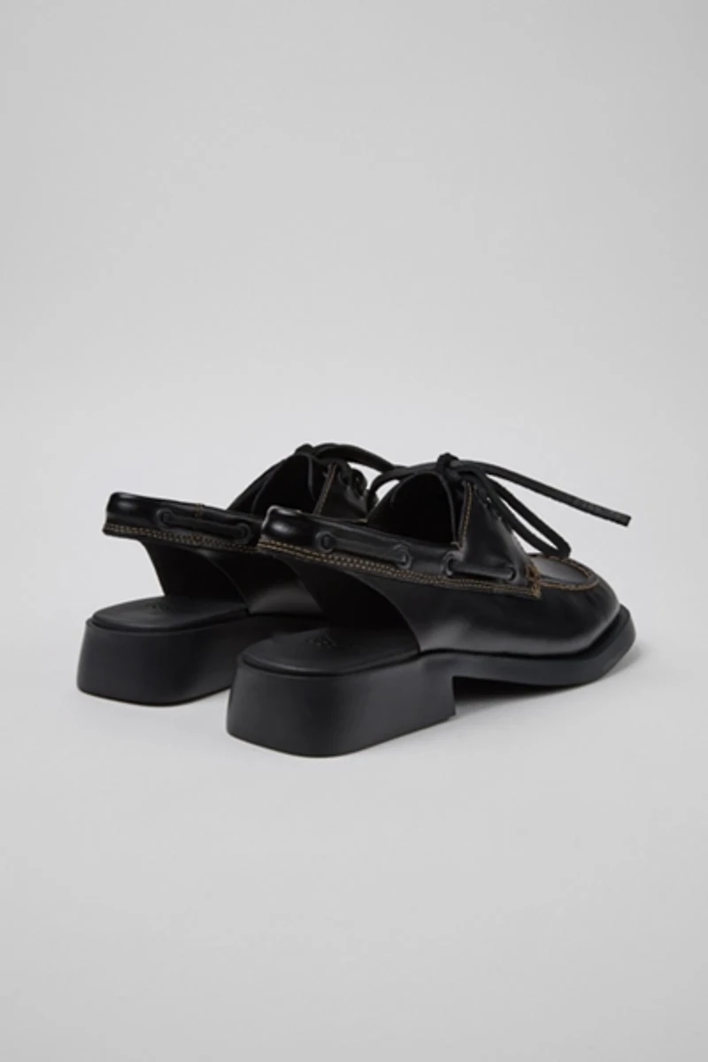 Camper Donna Leather Slingback Boat Shoe