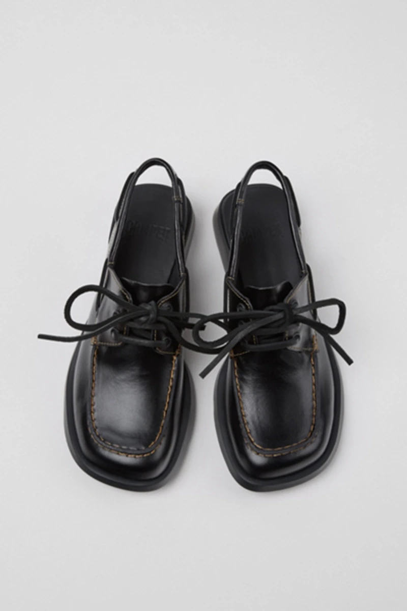 Camper Donna Leather Slingback Boat Shoe