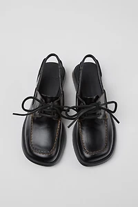 Camper Donna Leather Slingback Boat Shoe