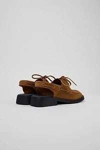 Camper Donna Leather Slingback Boat Shoe