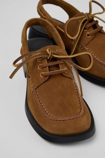 Camper Donna Leather Slingback Boat Shoe