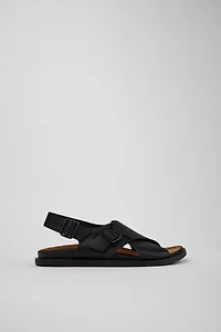Camper Lluc Leather Crossover Sandal