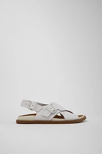 Camper Lluc Leather Crossover Sandal