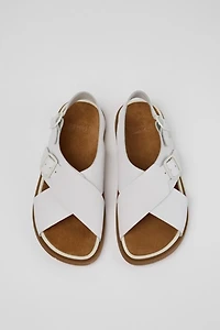 Camper Lluc Leather Crossover Sandal