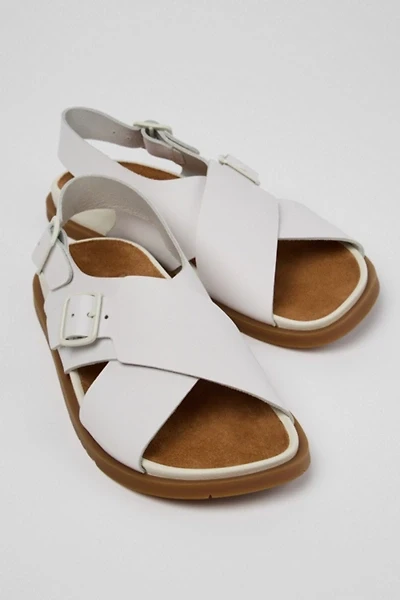 Camper Lluc Leather Crossover Sandal