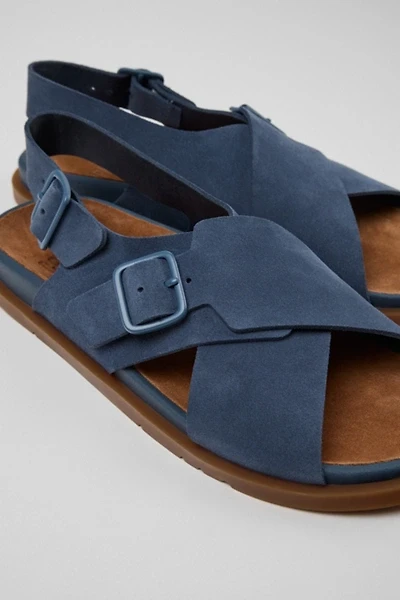 Camper Lluc Leather Crossover Sandal