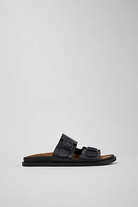 Camper Lluc Leather 2-Strap Slide Sandal