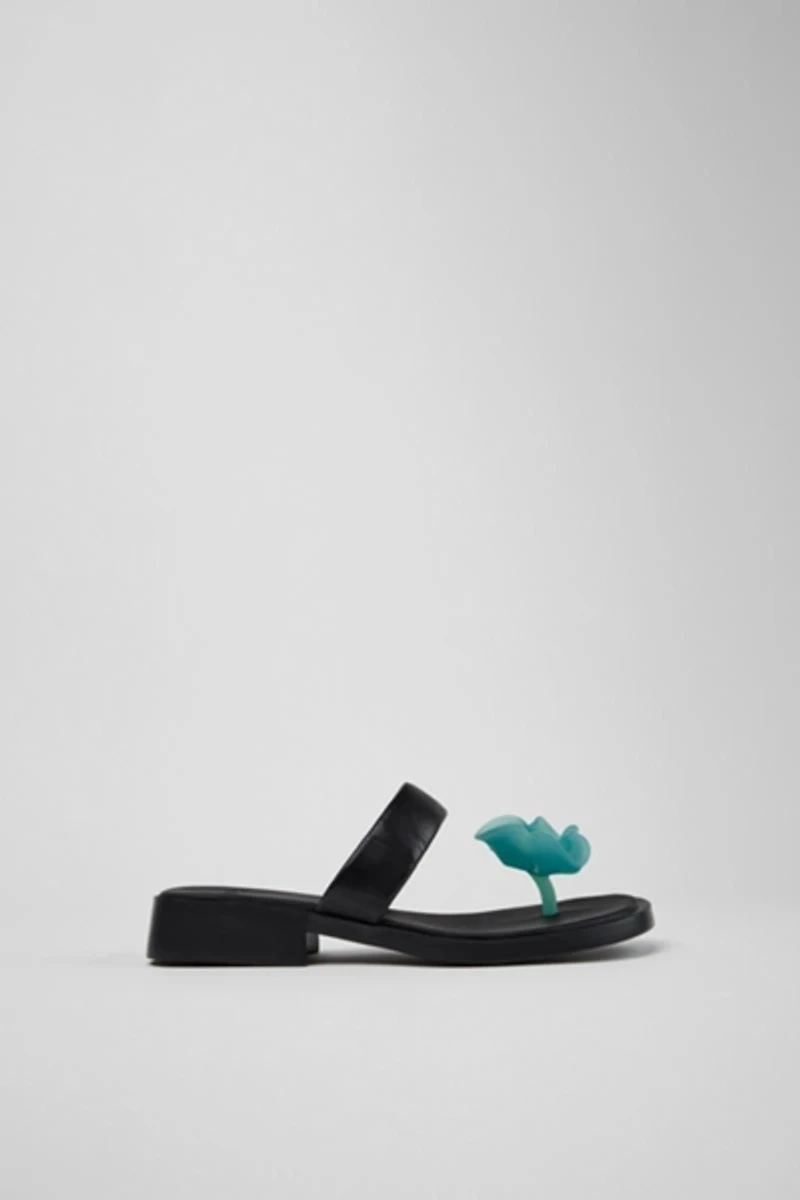 Camper Dana Leather Flower Sandal