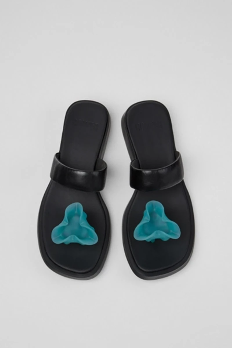 Camper Dana Leather Flower Sandal