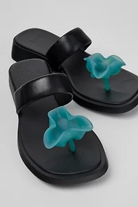 Camper Dana Leather Flower Sandal