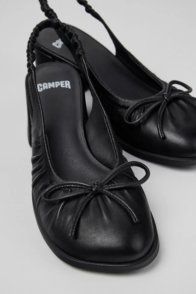 Camper Kora Leather Slingback Ballet Heel