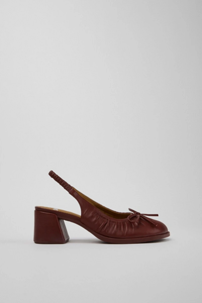 Camper Kora Leather Slingback Ballet Heel