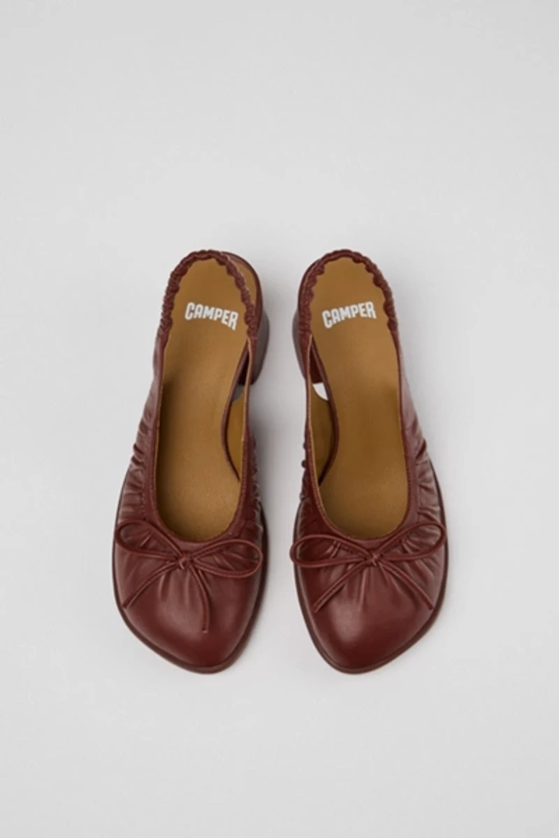 Camper Kora Leather Slingback Ballet Heel