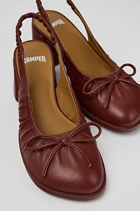 Camper Kora Leather Slingback Ballet Heel