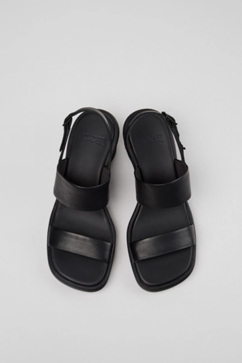 Camper Louise Leather 2-Strap Sandal