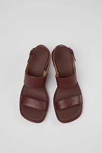 Camper Louise Leather 2-Strap Sandal