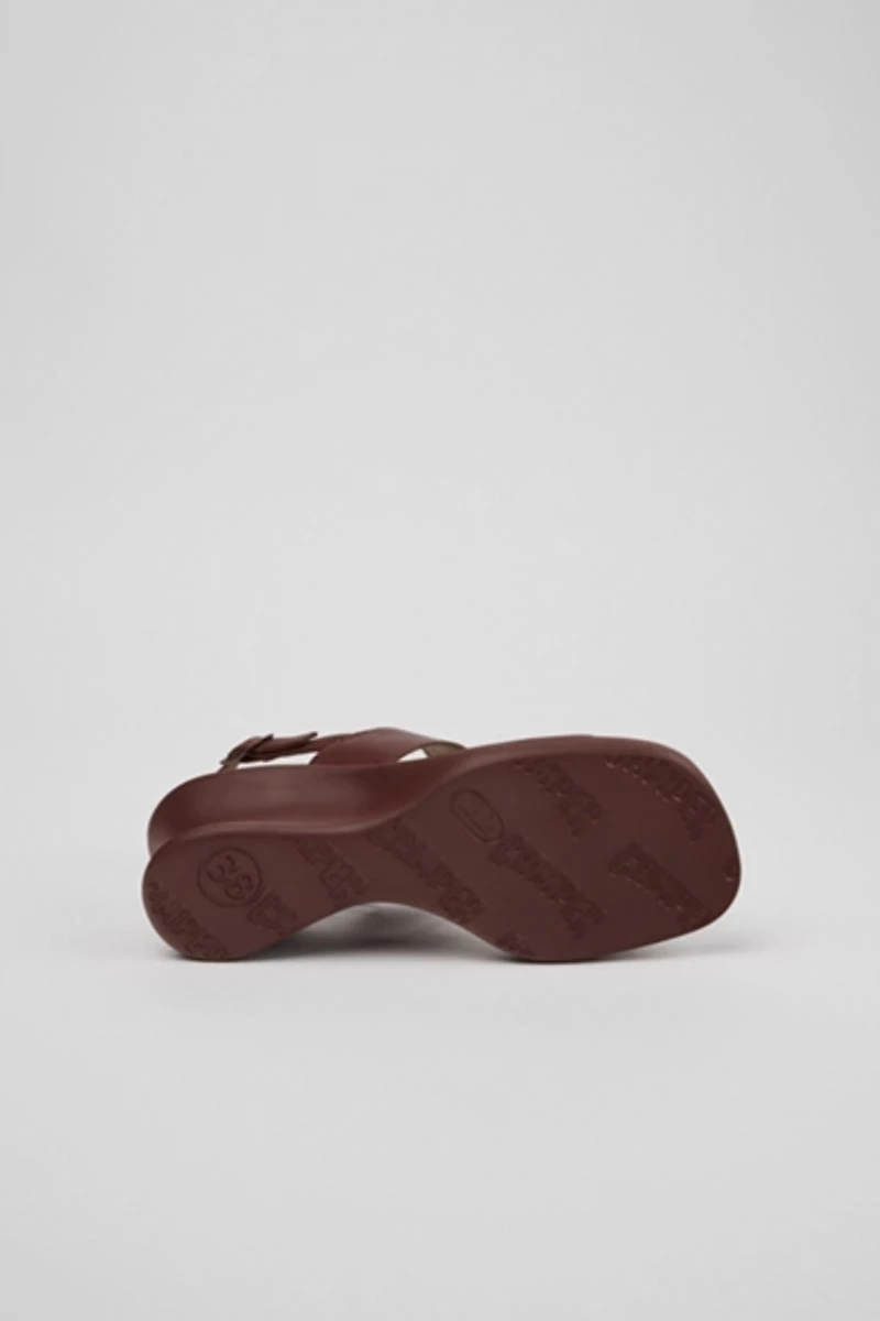 Camper Louise Leather 2-Strap Sandal