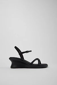 Camper Louise Leather Wedge Sandal