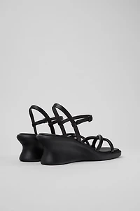 Camper Louise Leather Wedge Sandal