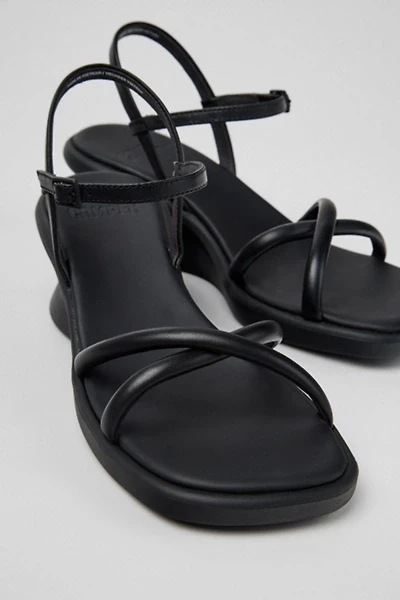 Camper Louise Leather Wedge Sandal