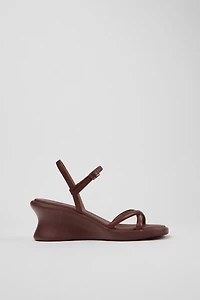 Camper Louise Leather Wedge Sandal
