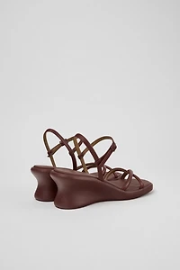 Camper Louise Leather Wedge Sandal