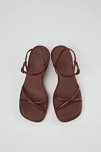 Camper Louise Leather Wedge Sandal