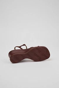Camper Louise Leather Wedge Sandal