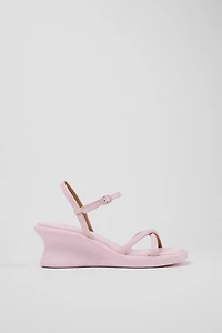 Camper Louise Leather Wedge Sandal